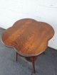 Victorian Early 1900s Tiger Oak Side Table 7816 1900-1950 photo 5
