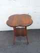 Victorian Early 1900s Tiger Oak Side Table 7816 1900-1950 photo 7