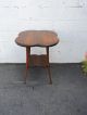 Victorian Early 1900s Tiger Oak Side Table 7816 1900-1950 photo 8