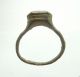 Post - Medieval Bronze Ring With Glass Insert.  (529) Viking photo 2