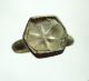 Post - Medieval Bronze Ring With Glass Insert.  (529) Viking photo 3
