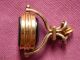 Unidentified Roman To Medieval Age Golden Pendant With Carnelian Stone Roman photo 3