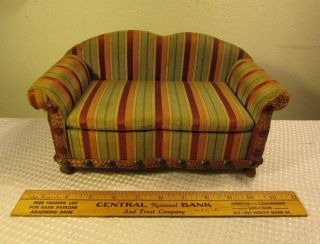 Vtg Antique 1920 ' S Salesman Sample Couch Sofa National Chair Company Very Rare photo