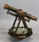 Antique 19thc Brass W & Le Gurley Surveying Transit Scope & Compass Engineering photo 2