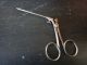 Antique Medical Instrument Tonsil Sucher Snips Tiny Scissors Salvati 19th C Surgical Tools photo 2