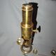 A Fine Quality 19th Century Cased Drum Brass Microscope Other Antique Science Equip photo 4