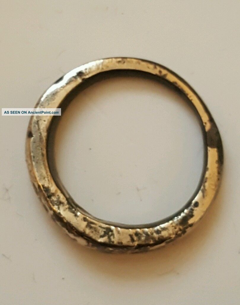 Viking Silver Rune Ring Scandinavian photo