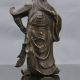 Chinese Brass Handwork Guan Gong Statue W Daqing Mark D187 Other Antique Chinese Statues photo 2