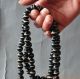 Rare Old Tibet Tibetan Buddhism Natural Agate Line Beads Amulet Necklace Pendant Tibet photo 1