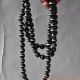 Rare Old Tibet Tibetan Buddhism Natural Agate Line Beads Amulet Necklace Pendant Tibet photo 2