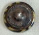 B517 1 Antique Button,  Celluloid Tight Top,  Black Zebra Stripes,  1 - 1/8 