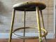 1950 ' S Vintage Industrial Adjustable Painted Shop Stool Steampunk Work Chair 1900-1950 photo 2