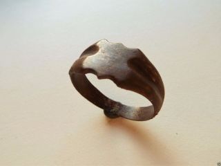 Post - Medieval Bronze Ring (397). photo