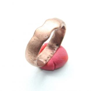 Antique Old Bronze Finger Ring (avg09) photo