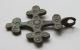 Early Medieval Period Decorated Bronze Cross Pendant 900 - 1100 Ad British photo 2