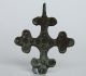 Early Medieval Period Decorated Bronze Cross Pendant 900 - 1100 Ad British photo 6