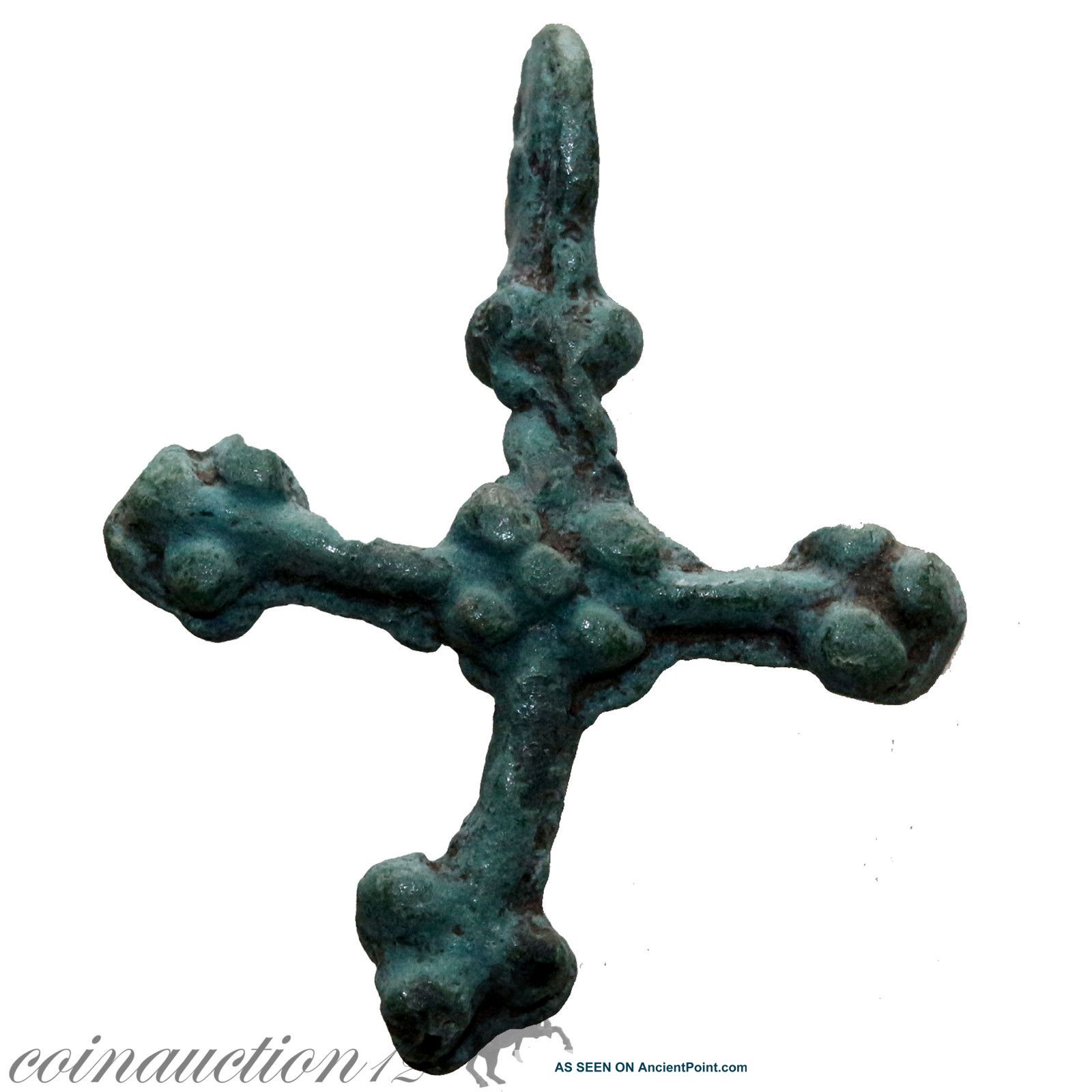 Stunning,  Wearable Tudor Ae Christian Cross Pendant 1457–1509 Ad Roman photo