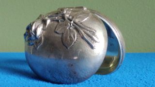 Art Nouveau Sterling Silver Soap Holder,  Gorgeous photo
