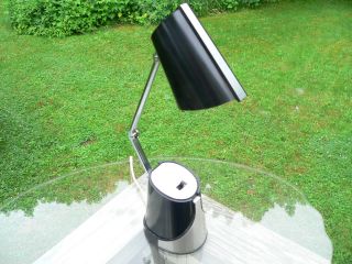 Rare Vtg Mid Century Modern Atomic Lamp Light Adj Telescoping Hamilton H - 12 photo