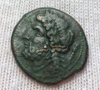 Ancient Greek Coin,  Apulia,  Arpi Bronze,  Artifact Antique photo