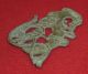 Celtic Ancient Artifact Zoomorphic Snake / Dragon Applique Circa 100 Bc - A32 British photo 3