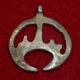 Viking Ancient Artifact Silver Amulet - Lunar / Moon Circa 700 - 800 Ad - A81 Scandinavian photo 1