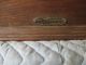 Antique Solid Oak Show Case With Mechanical Cash Draw Very Unusual Dated 1894 Display Cases photo 1