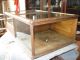 Antique Solid Oak Show Case With Mechanical Cash Draw Very Unusual Dated 1894 Display Cases photo 3