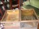 Antique Solid Oak Show Case With Mechanical Cash Draw Very Unusual Dated 1894 Display Cases photo 4