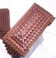 Antique Tramp Art Box Saw Tooth Primitive Primitives photo 4