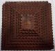 Antique Tramp Art Box Saw Tooth Primitive Primitives photo 7