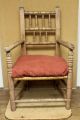 Museum Quality 17th C Pilgrim Era American Carver Armchair Double Row Spindles Primitives photo 2