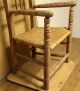 Museum Quality 17th C Pilgrim Era American Carver Armchair Double Row Spindles Primitives photo 4