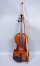 Antique Early 19c Violin W Faux Label Of Antonio Maria Lansa Adolf Schuster Bow String photo 1