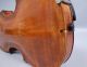 Antique Early 19c Violin W Faux Label Of Antonio Maria Lansa Adolf Schuster Bow String photo 7