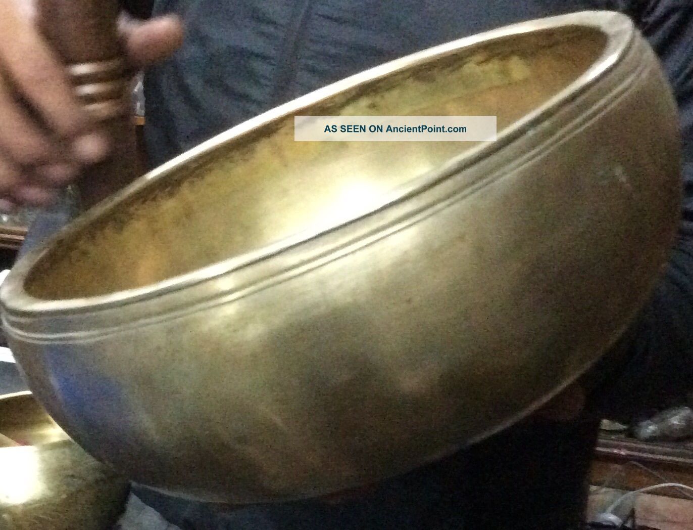 Very Antique Singing Bowl,  7 Pure Metals,  Sound.  Hand Made Nepal Other Antique Instruments photo