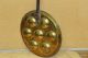 Extremely Rare Early 18th C Brass And Wrought Iron Long Handle Egg Poacher Primitives photo 3