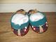 Pre - 1935 Blackfoot Northern Plains Indian Beaded Leather Adult Moccasins Native American photo 2