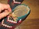 Pre - 1935 Blackfoot Northern Plains Indian Beaded Leather Adult Moccasins Native American photo 7