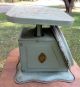 Antique Metal Pelouze Family Scale 24 Lb Great Graphics & Orig.  Tag Scales photo 3