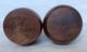 Two Vintage 1986 Wood Vases For Decorating Or Collecting Purposes,  Handcrafted Other Antique Woodenware photo 1