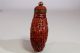 Old Chinese Cinnabar Snuff Bottle With Mark On Bottom Other Chinese Antiques photo 5