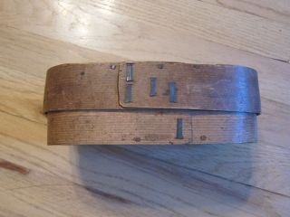 Vintage Bentwood Box Primitive photo