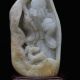 100 Natural Hetian Jade Hand - Carved Longevity God Statue Csyb251 Other Antique Chinese Statues photo 2