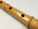 H527: Japanese Bamboo Ware Musical Flute Shakuhachi With Good Atmosphere Other Japanese Antiques photo 2