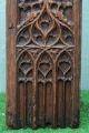 16thc Gothic Wooden Oak Panel With Tracery Carvings Of Church Orig C1590s Other Antique Woodenware photo 3