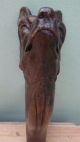 19thc Black Forest Oak Carved Fox Head Corbel C.  1870 (3) Corbels photo 7