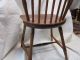 Early 19th Century Windsor Side Chair Of Mixed Wood Sound Chair 1800-1899 photo 5