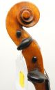 Very Old And Interesting Antique 18th Century Violin - Finolli,  1756 - String photo 4