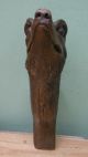 19thc Black Forest Oak Carved Fox Head Corbel C.  1870 (2) Corbels photo 9